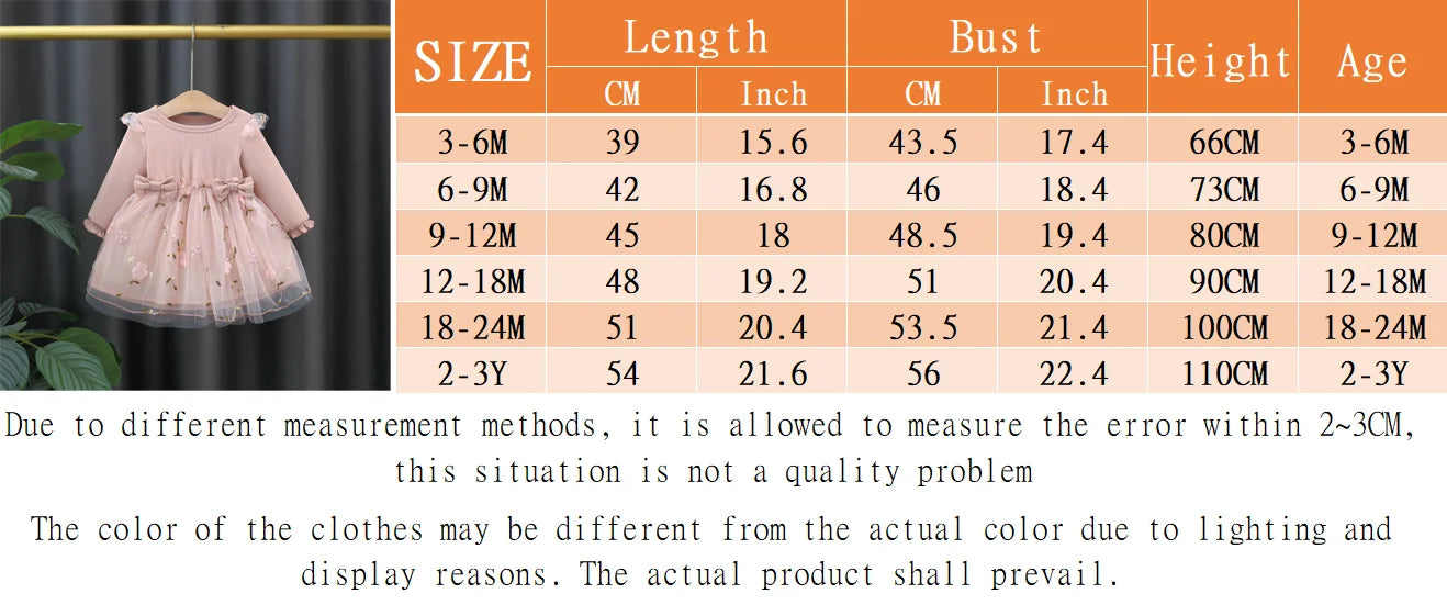 Winter New Girls' Dress Long Sleeve Puffed Sleeve Crew Neck Top Knitted Shirt Gauze Dress Flower Sweet Princess Dress