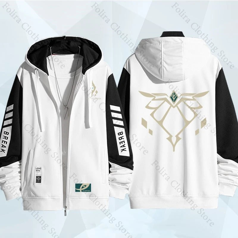 Game Genshin Impact Alhaitham Series Hoodie Zip Up Hoodies for Men Women Autumn Winter Hoodie Sweatshirt Game Genshin Clothes