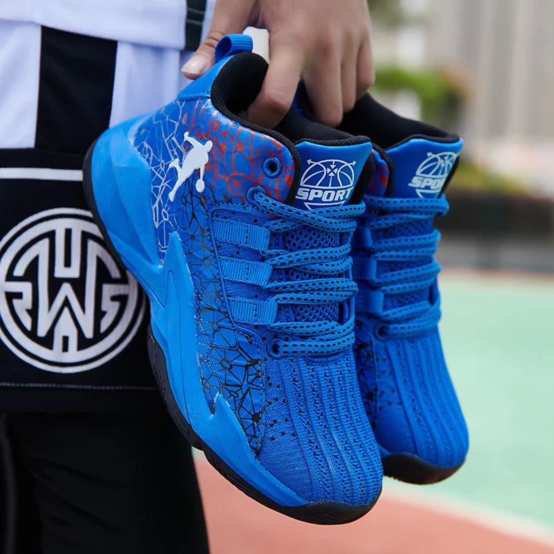 2025 Kids Sneakers Boys Basketball Shoes Children's Casual Shoes Outdoor Training Running Sneakers Child Non-slip Comfortable 8