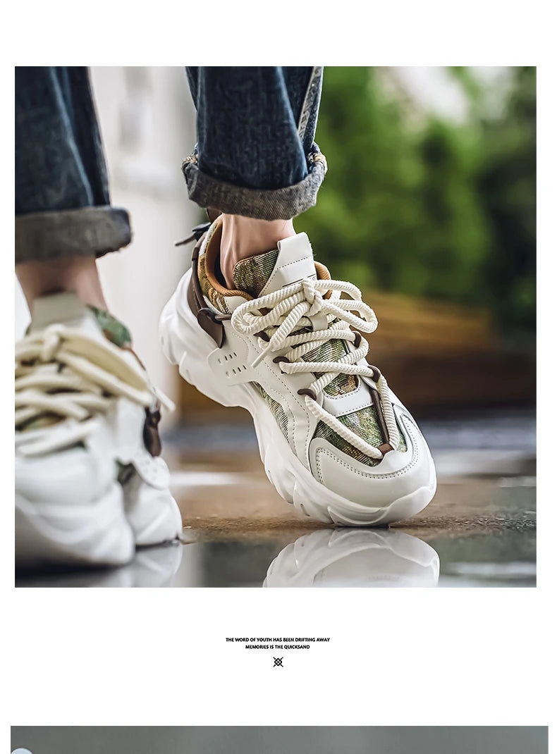 2024 New Shoes For Men Sneakers Male Casual Mens Shoe Big Shoelace Trainer Race Breathable Shoes Fashion Loafers Running