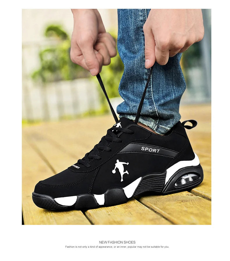 Men's Sneakers 2025 New Men Shoes Outdoor Waterproof Sneakers Non Slip Comfortable Walking Black Sports Shoes for Men