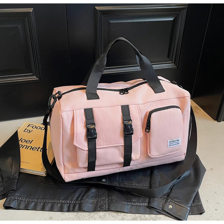 Funlin Large Capaci Multifunctional Sports Fitn Bag Independent oe Carent Simple Travel Bag oulder Bag Handbag