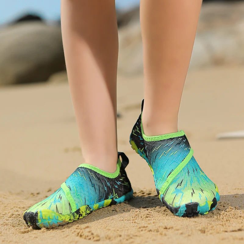 Kids Quick-Drying Shoes Anti Slip Wear-Resistant Cushioning Collision Prevention Soft Breathable Kids Quick-Drying Water Shoes