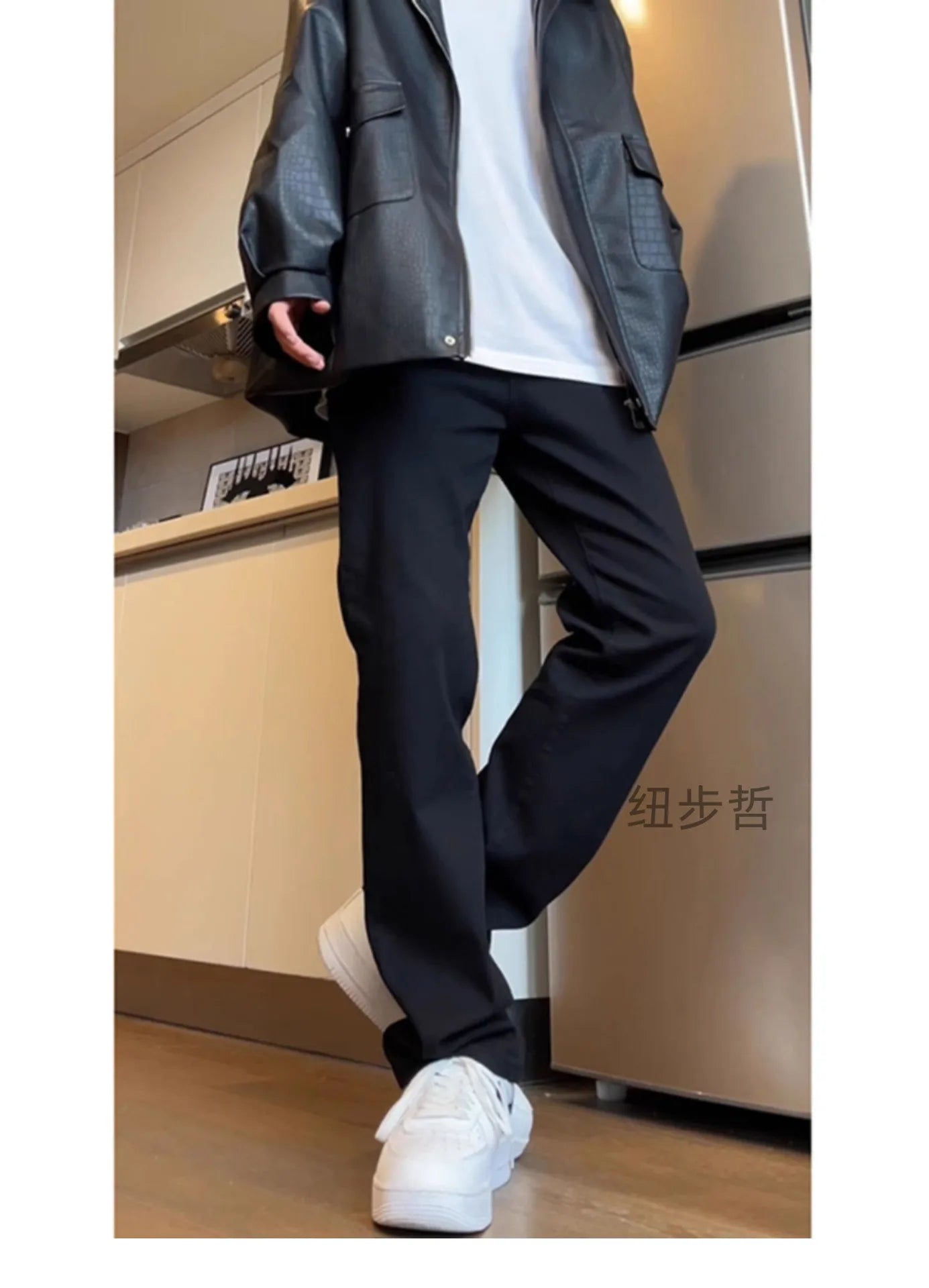 Straight Jeans Men's Spring and Autumn Slim Fit Slim and Loose Trousers