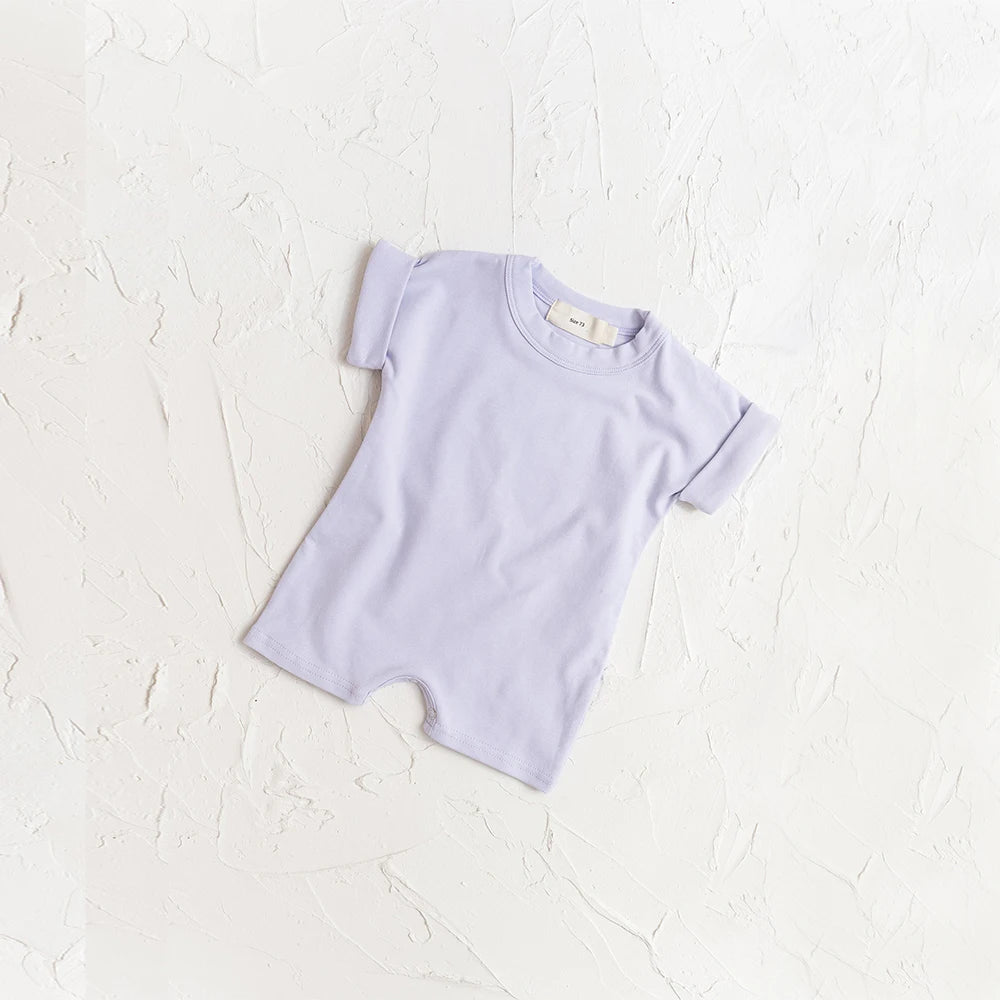 Summer Baby Casual Clothes Set Kids Soft Solid Color Casual Short Sleeve T Shirt + Shorts Kids Girls Boys Outfits Girl Clothes