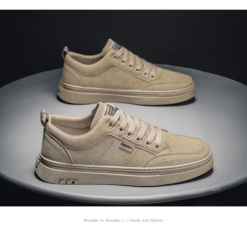 Men's Shoes 2025 New Spring Work Safety Shoes, Anti-slip, Wear-resistant, Versatile Casual Sports Work Shoes, Men's Board Shoes