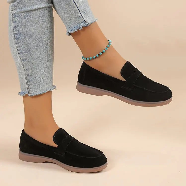 Women Work Shoes Comfortable for Work Autumn Fashion Women Casual Flat Shoes Plus Size 35-43 Non-slip Platform Zapatos De Mujer