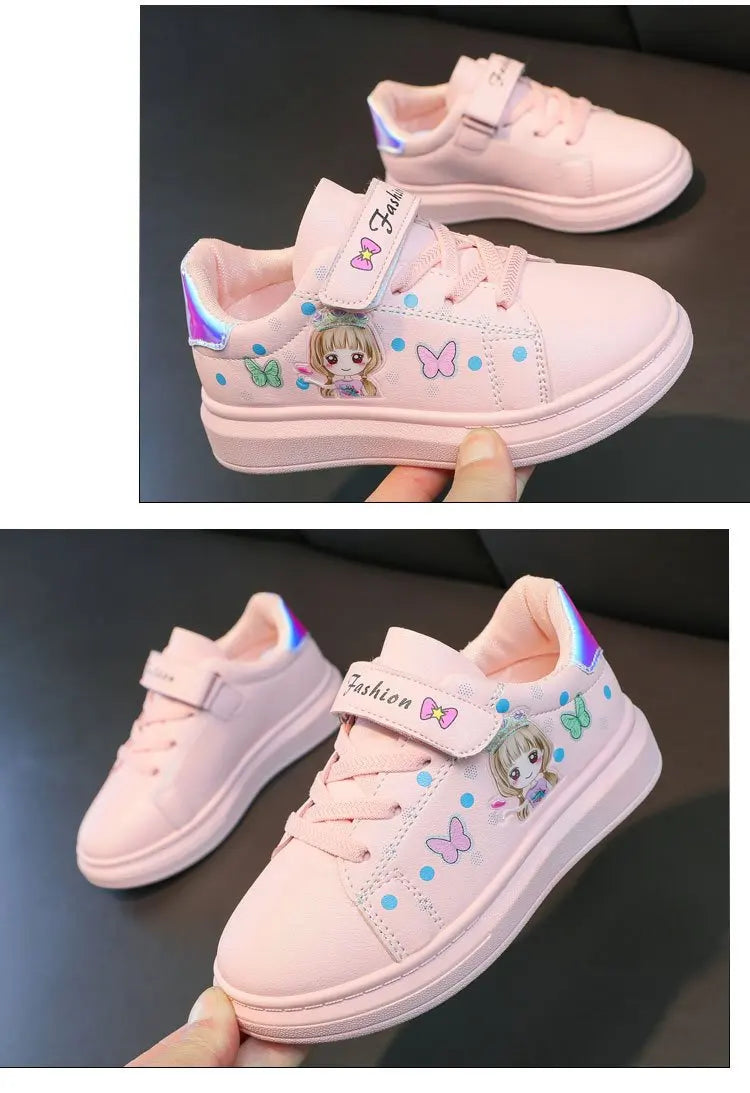 zapatillas Kid Shoe Kid Casual Shoe Spring 2023 New Kid sneakers Shoes Leather Upper Girl Shoe Kid Small White Shoes Board Shoes