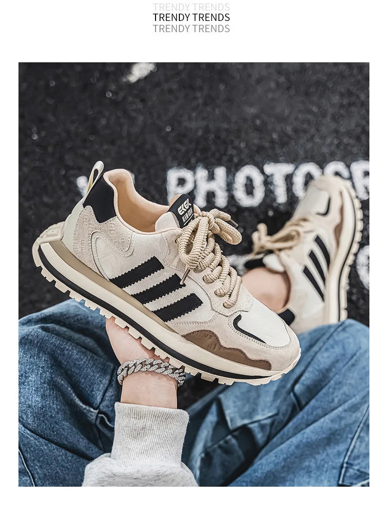 Men's Casual Shoes Men's Trendy Sneakers 2025 New Fashionable and Lightweight Mens Shoes, Versatile Men's Casual Sports Shoe