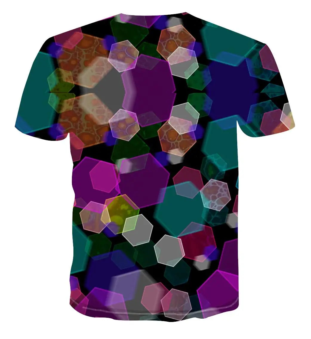 2022 New Summer Men's 3d T-shirt Casual Short-sleeved O-neck Fashion Funny Printing T-shirt Men and Women T-shirt High-quality