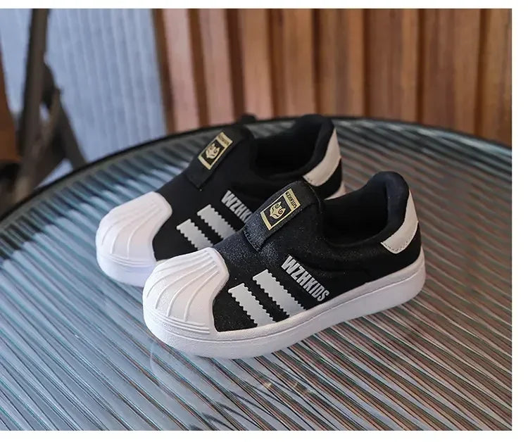 Kids Toddler Board Shoes 2025 Summer Soft Sole Fashion Spring Children's Sneakers Casual Baby Boys Girls Small White Shoes