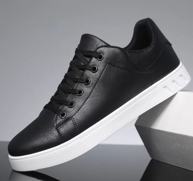 2025 Spring Classic Men Leather Casual Shoes Cross-border Hot Sale Versatile Man Sneakers Loafers Fashion Large Size Board Shoes