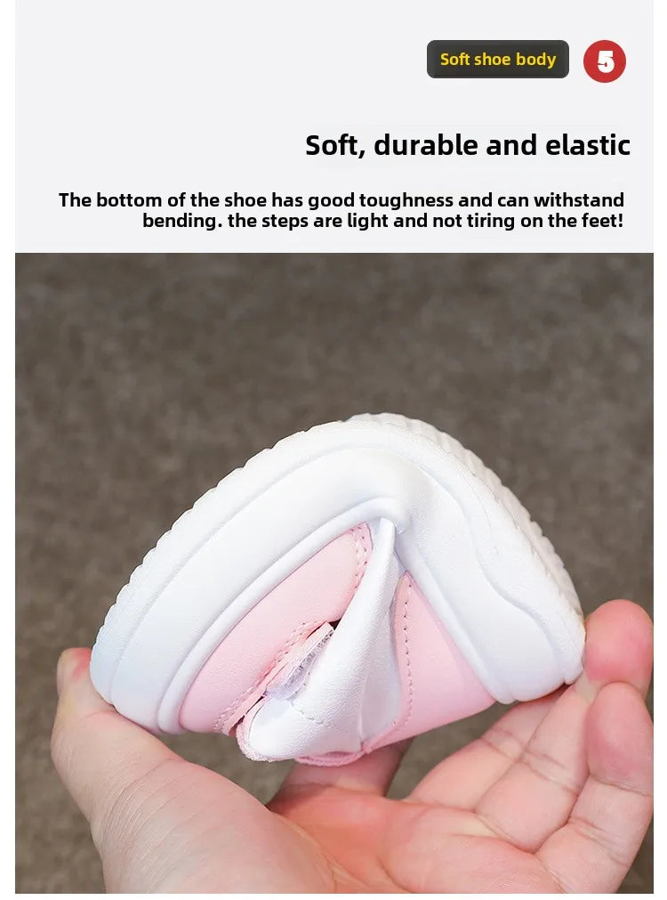 Fashion Kids Sneakers Spring Autumn High Top Breathable Casual Shoes Girls Non-slip Board Shoes Boys Outdoors Basketball Shoes