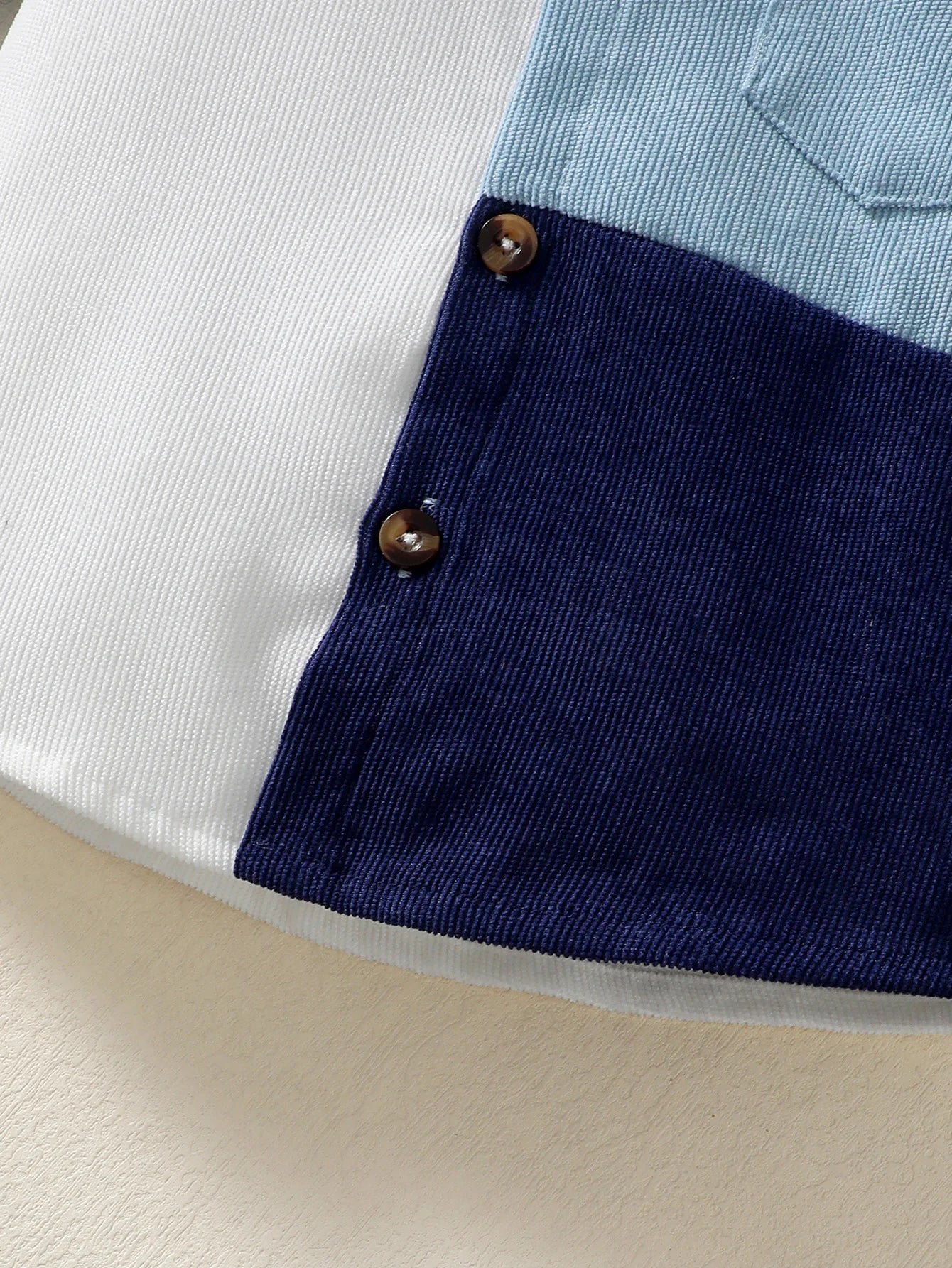 1-6 Year Children Boys' Flip collar Color Blocked Pit Stripe Top+Shorts Fashion 2Pcs /set Sunny  Handsome Boys' Summer Set