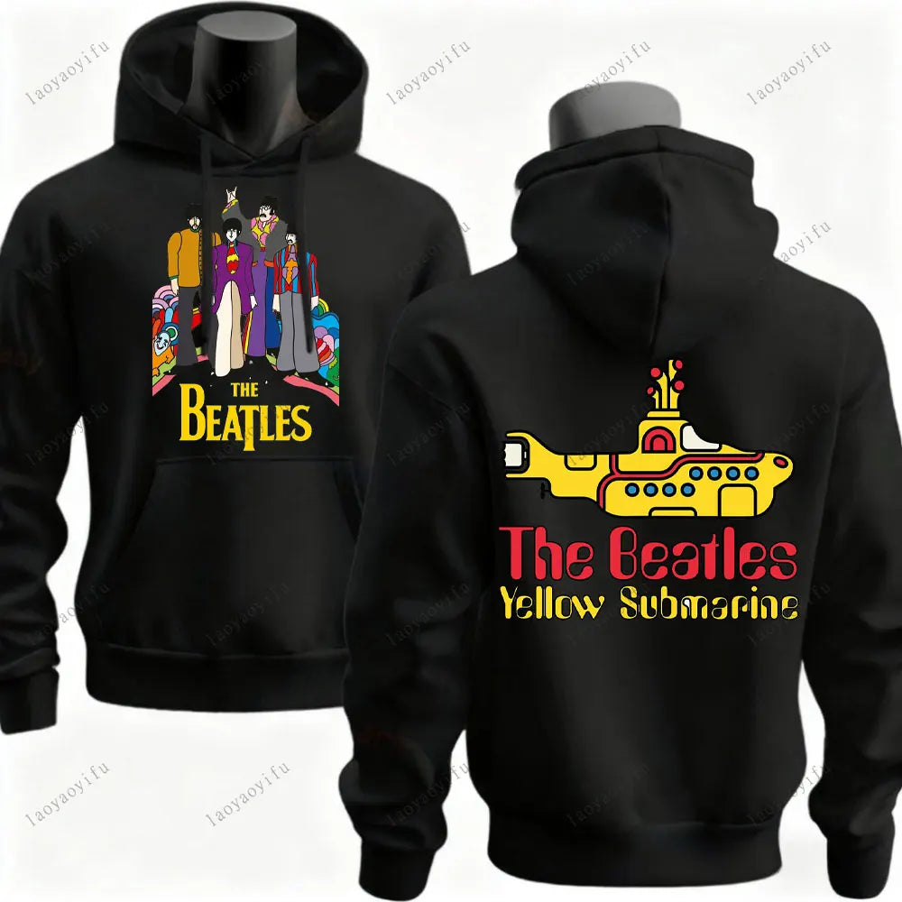 The Beatles Hoodie Men Hoodie Street Fashion Drop Shoulder Hoody Streetwear Long Sleeve Sportswear Streetwear Aesthetic Clothes