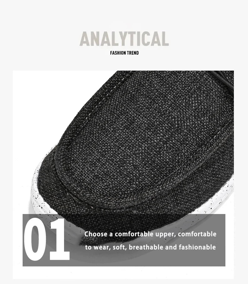 Men Casual Shoes Breathable Lightweight Slip-On Flats Simple Comfortable Solid Color Soft Sole Shoes Men Shose For Sale Loafers