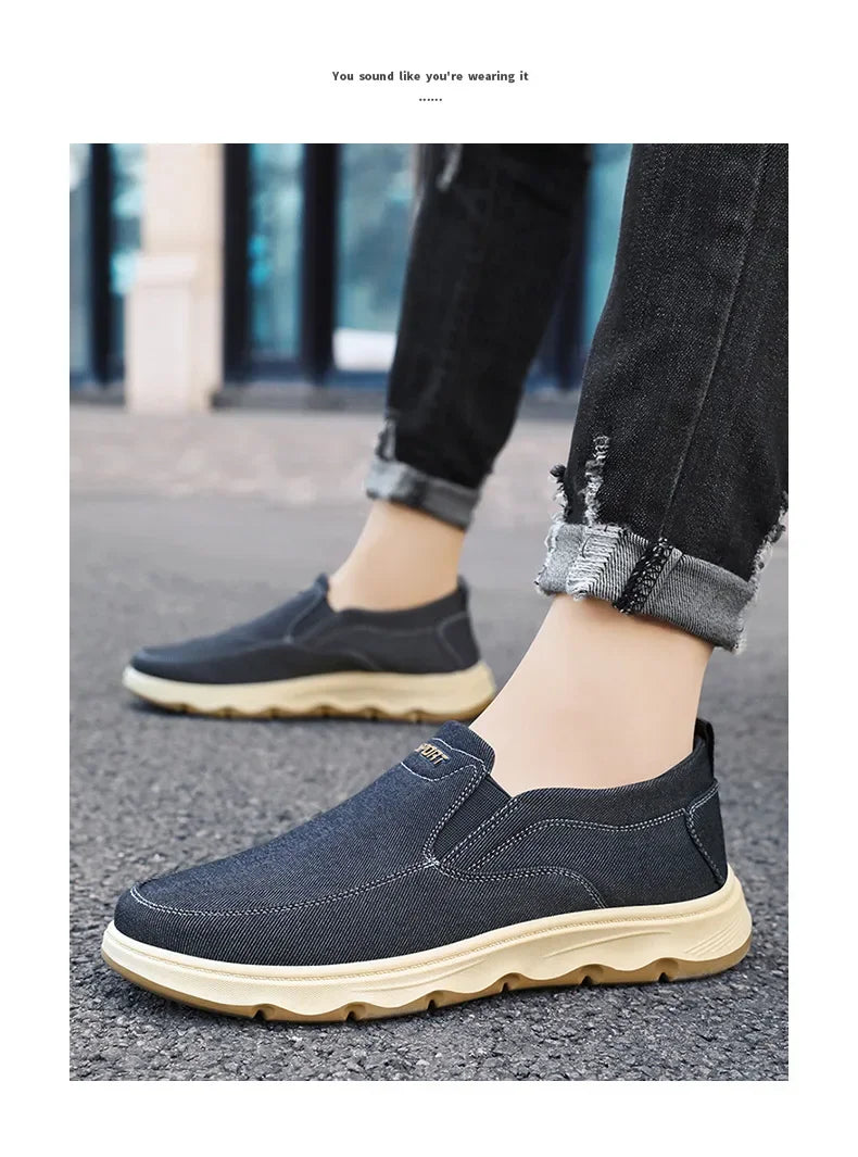 Shoes for men, 2025 autumn new single shoes, British style bean shoes, dad shoes, one foot casual shoes
