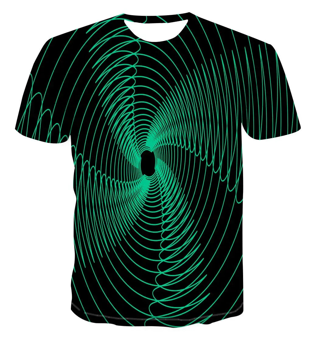 2022 New Summer Men's 3d T-shirt Casual Short-sleeved O-neck Fashion Funny Printing T-shirt Men and Women T-shirt High-quality