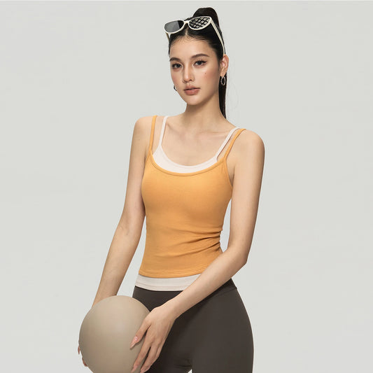 Yoga Tank Tops Built In Bra Women Backless Gym Top Yoga Clothing Sleeveless Shirts Workout Outfits Yoga Tank Tops Sports Vest