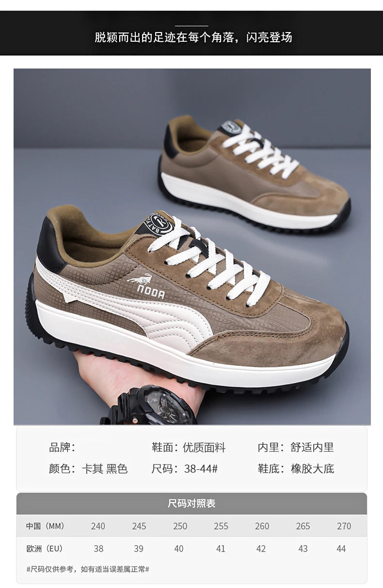 2025 New Men's Casual Shoes – Loafer-Style Sneakers, Breathable & Shock-Absorbing, Durable & Non-Slip, Lightweight Comfort, Fash