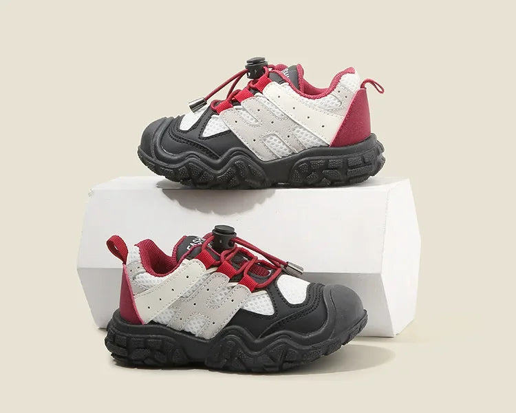 Kids Casual Footwear Boy Girl Outdoor Lightweight Running Sports Shoes Crash Resistant Toe Baby Infant Toddler Children Sneakers