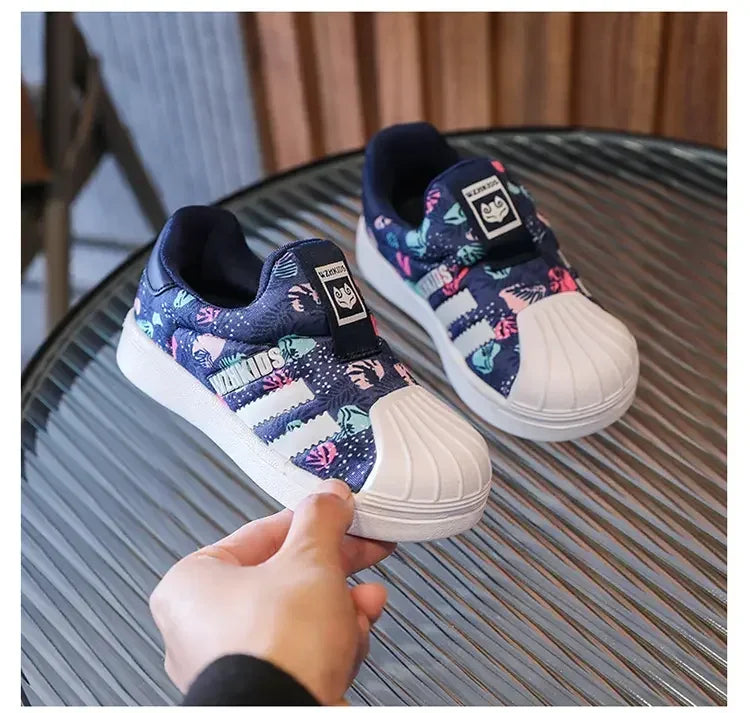 Kids Toddler Board Shoes 2025 Summer Soft Sole Fashion Spring Children's Sneakers Casual Baby Boys Girls Small White Shoes