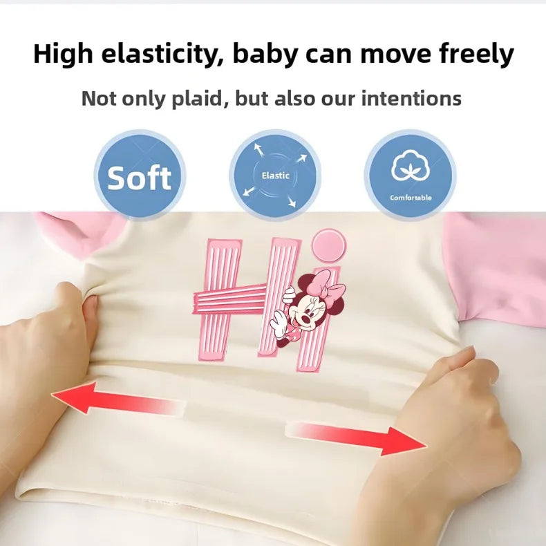 2025 Autumn New Long Sleeve Pajamas Sets for Girls Casual Home Clothes Suit Children Dralon Farbic Kids Bottom Clothes Sleepwear