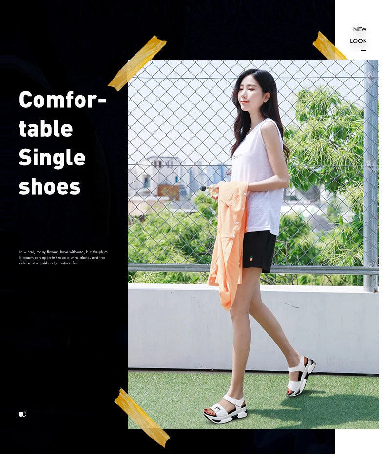 Shoes For Women Sandals Fashion Women Shoes Casual Heighten Comfortable Breathable Walking Sneakers Platform Ladies Shoes