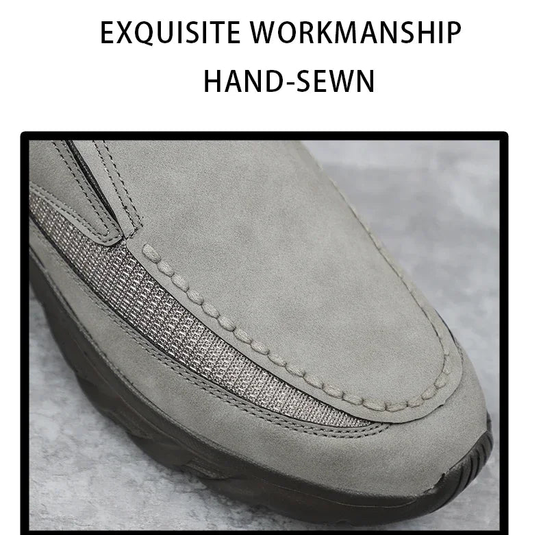 Walking Shoes for Men Loafers Sneakers New Fashion Handmade Retro Leisure Loafers Shoes Zapatos Casuales Hombres Men Shoes