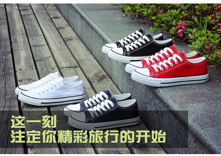 2025 Classic Canva Shoes Korean Style Couple Casual Fabric Shoes Low Top Trendy Versatile Comfortable Men's Board Shoes