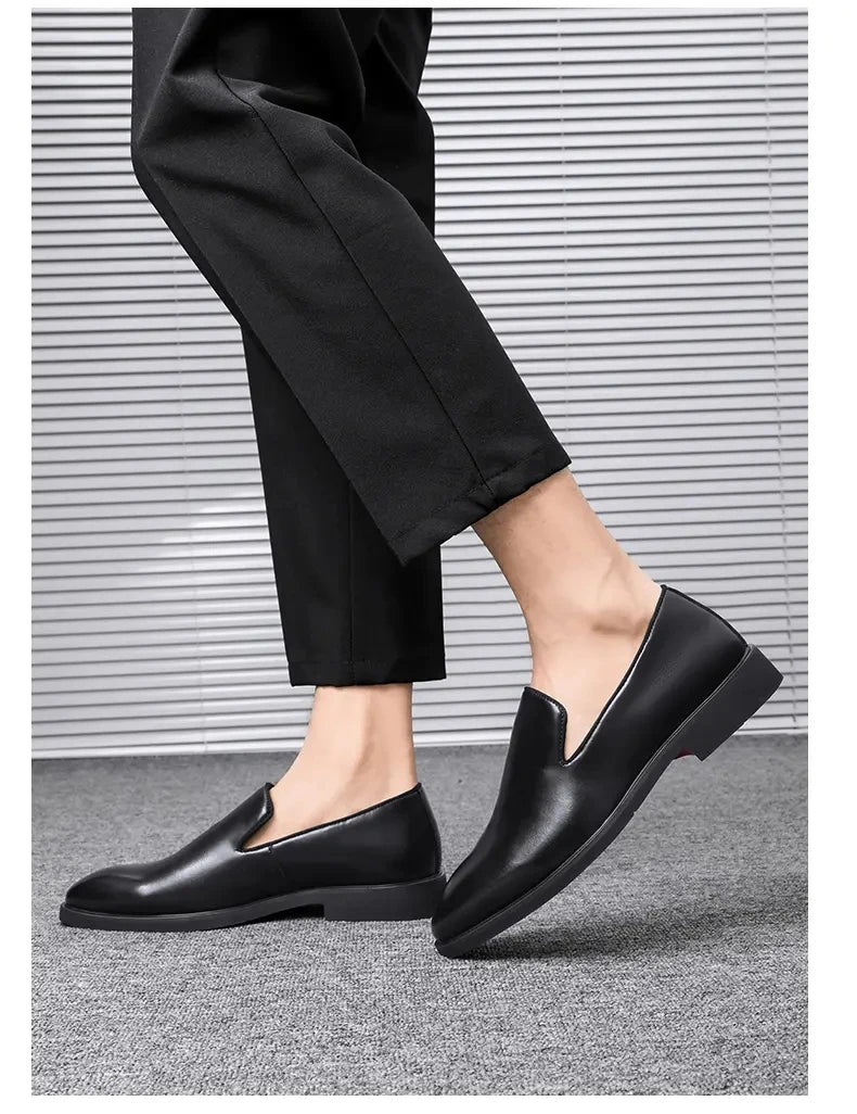 Size 38-48 Classic Le Fu Shoes for Men Casual Business Comfort Fashion Brand Shoes Men British Gentleman Social Shoes Men