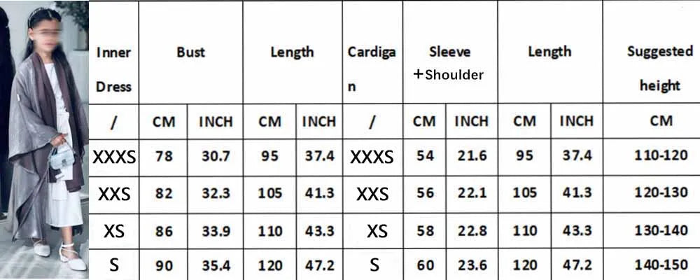 New Mother and Daughter Abaya Dubai Muslim Women Kids Girls Maxi Dress 2pcs Set Eid Djellaba Jalabiya Turkey Kimono Islamic Robe