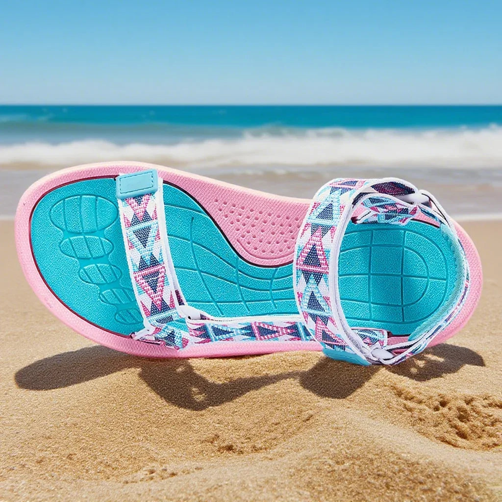Kids Sandals for Boys Girls Shoes Outdoor Beach Non-Slip Shoes Solid Breathable Students Sneakers Children's Shoes