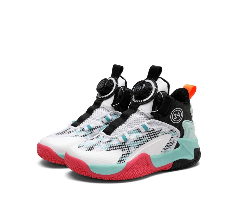 2025 New Children's Basketball Sports Shoes for Boys High Quality Running Kids Shoes Child Sneakers Non-Slip School Shoes