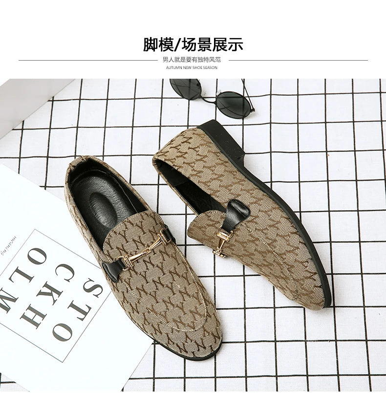 2025 Classic Luxury Man Moccasin Shoes Fashion Designer Men Loafers Comfortable Flat Shoes Slip On Casual Dress Shoes For Men
