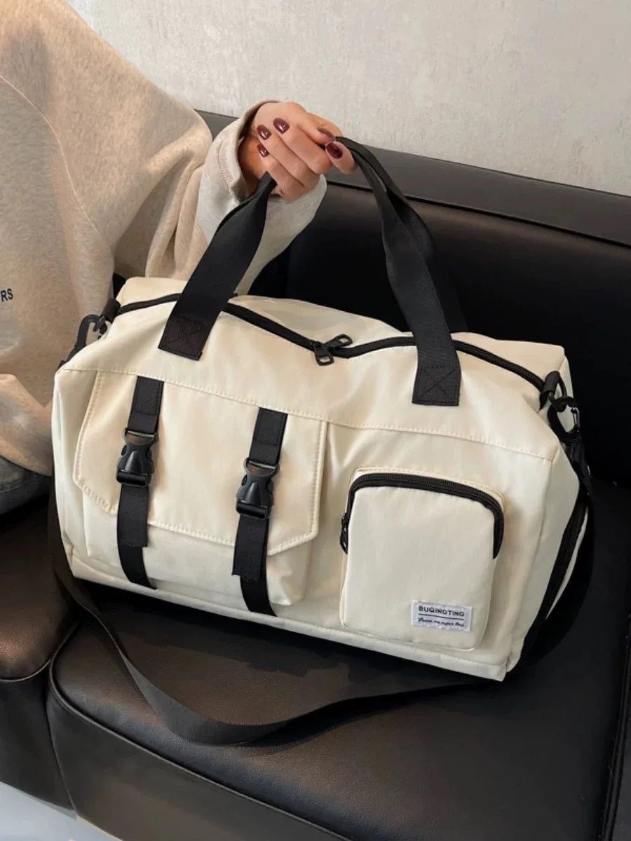 Funlin Large Capaci Multifunctional Sports Fitn Bag Independent oe Carent Simple Travel Bag oulder Bag Handbag