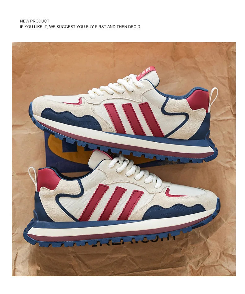 Men's Casual Shoes Men's Trendy Sneakers 2025 New Fashionable and Lightweight Mens Shoes, Versatile Men's Casual Sports Shoe