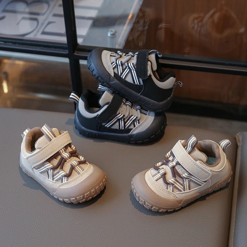 Baby Girls Casual Shoes Outdoor Children Sneakers Non-slip Soft Sole Toddler Kids Shoes Autumn Winter Comfortable Infant Shoes