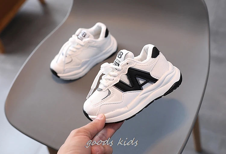 New Basket Kids Sneakers Boys Non-slip Shoes for Children Sneakers Girls Shoes Anti-slippery Leather Running Footwear Trainers