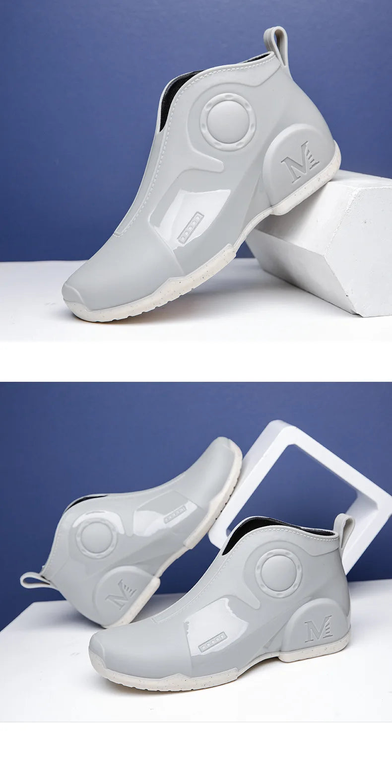 Motorcycle Boots Men Waterproof Riding Off-road Reflective Breathable Comfortable High Quality Wear-resistant Fishing Water Shoe