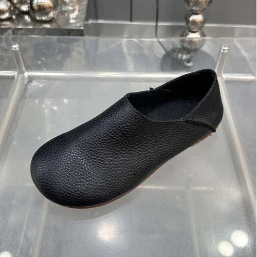 2025 New Women's Single Shoes Summer New Round Head Shallow Mouth Casual Comfortable Soft Sole Wear-resistant Shoes
