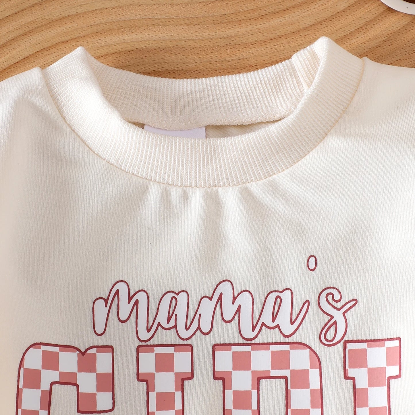 2pcs  Autumn and winter new style for boys, girls and babies 0-3 years old, comfortable and fashionable plaid hoodie set