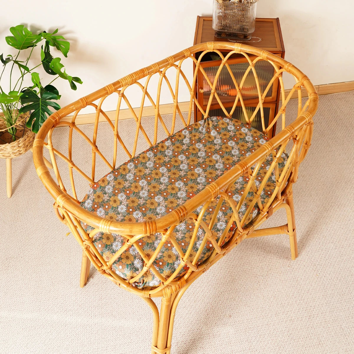 Elinfant 2PCS Polyester Fitted Crib Sheet Set,Toddler Bed Sheets Mattresses,Changing Pad Cover,Baby Fitted Bassinet Bed Sheet