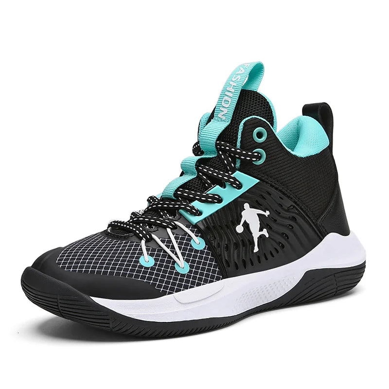 Brand Basketball Shoes For Kids Sneakers Non-Slip Cushion Boys Basketball Sneakers Sports Shoes Comfortable Children's Sneakers